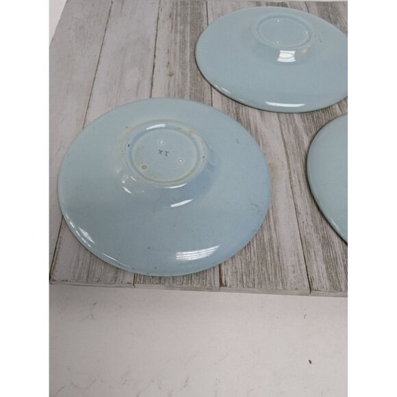 Vintage Stoneware Franciscan Tea Coffee Cups & Saucers Set Of 3 - Picture 13 of 14